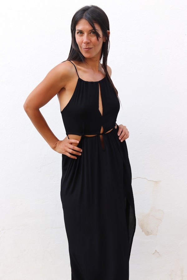 vestido tendencia negro fondo de armario ideal para eventos diseño exclusivo tarifa