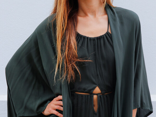 kaftan gris eventos estilo boho ibiza